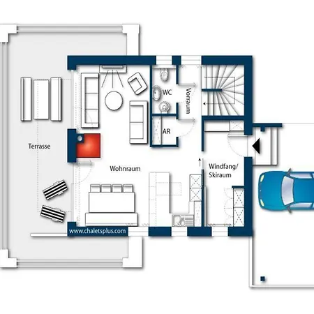 Modern Near Zillertal Arena 샬레 *